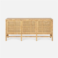 Made Goods Isla Rattan 3-Door Buffet