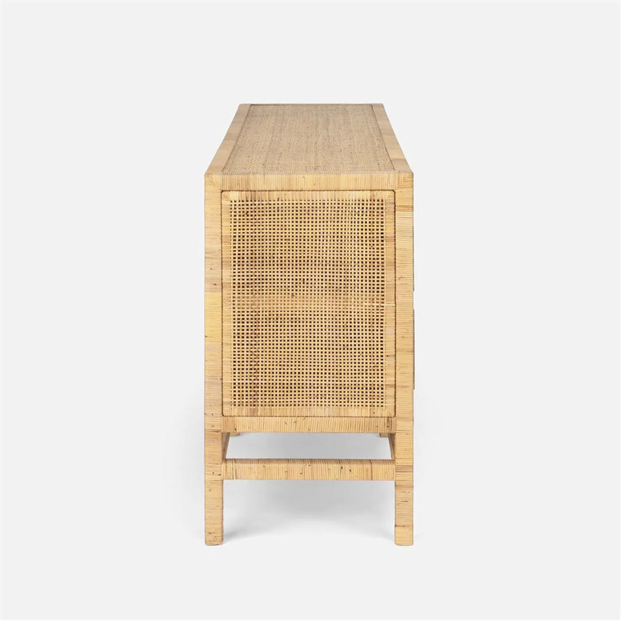 Made Goods Isla Rattan 3-Door Buffet