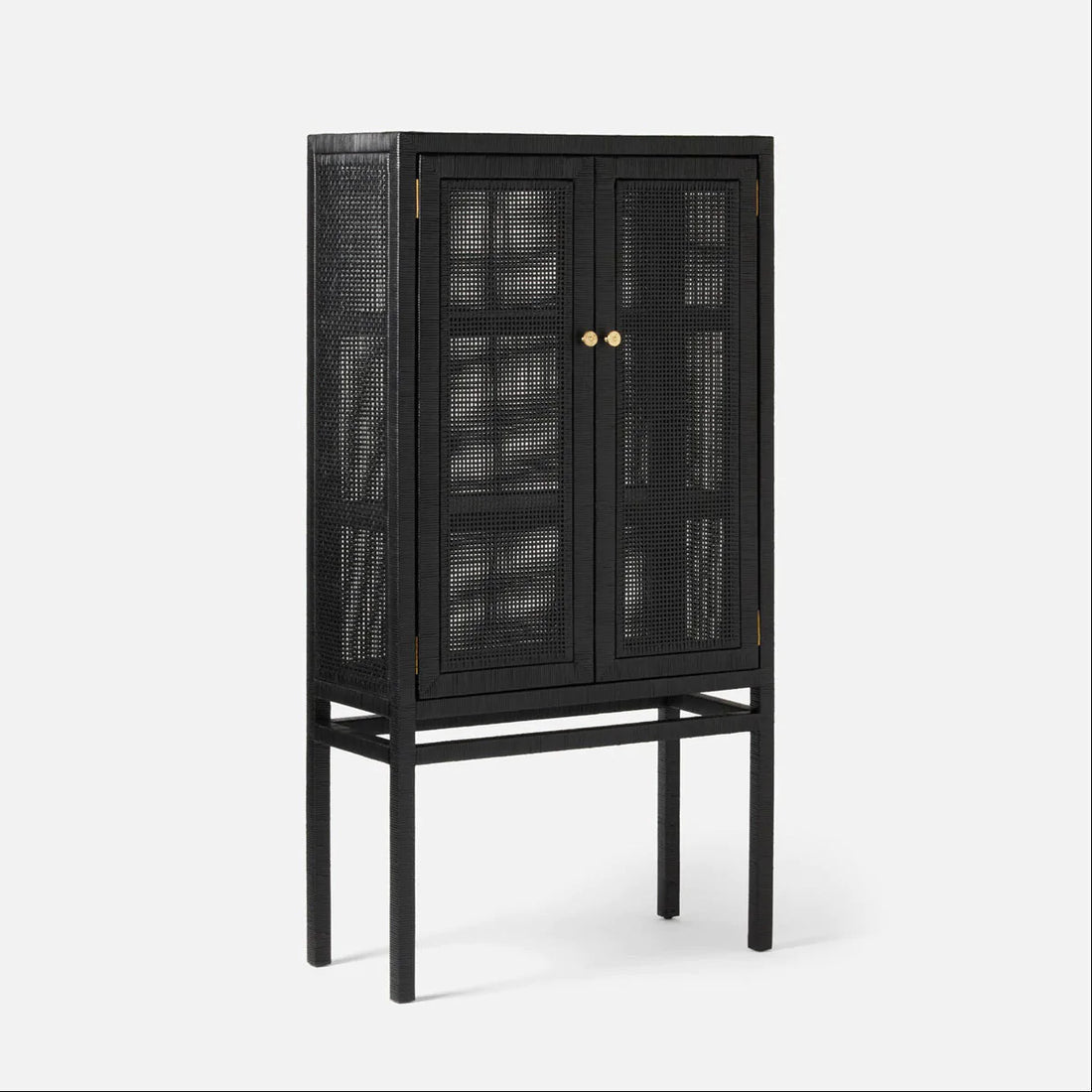 Made Goods Isla Rattan Standing Cabinet