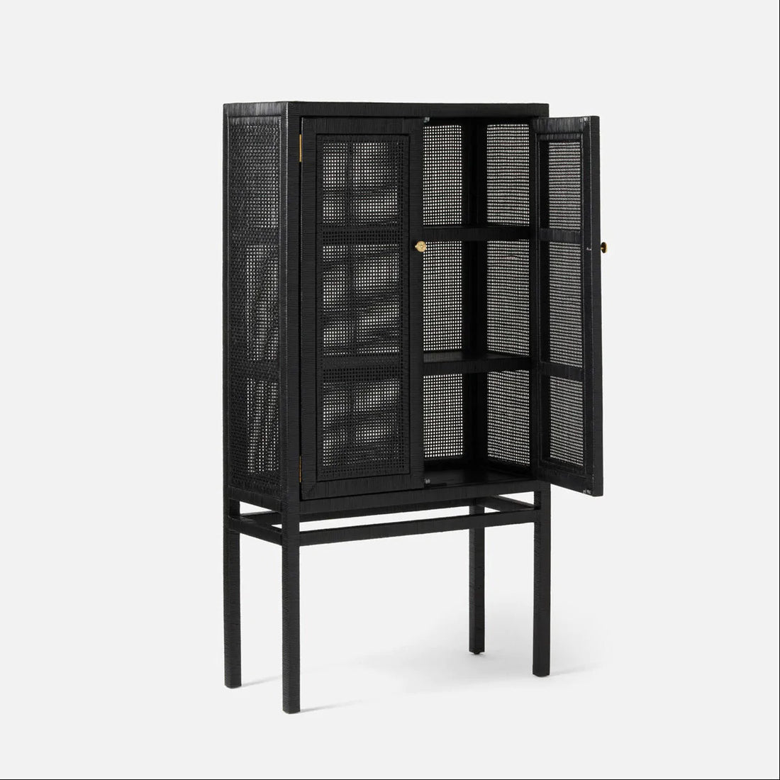 Made Goods Isla Rattan Standing Cabinet