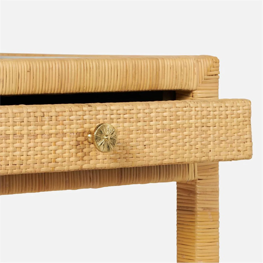 Made Goods Isla Woven Rattan 64-Inch Desk