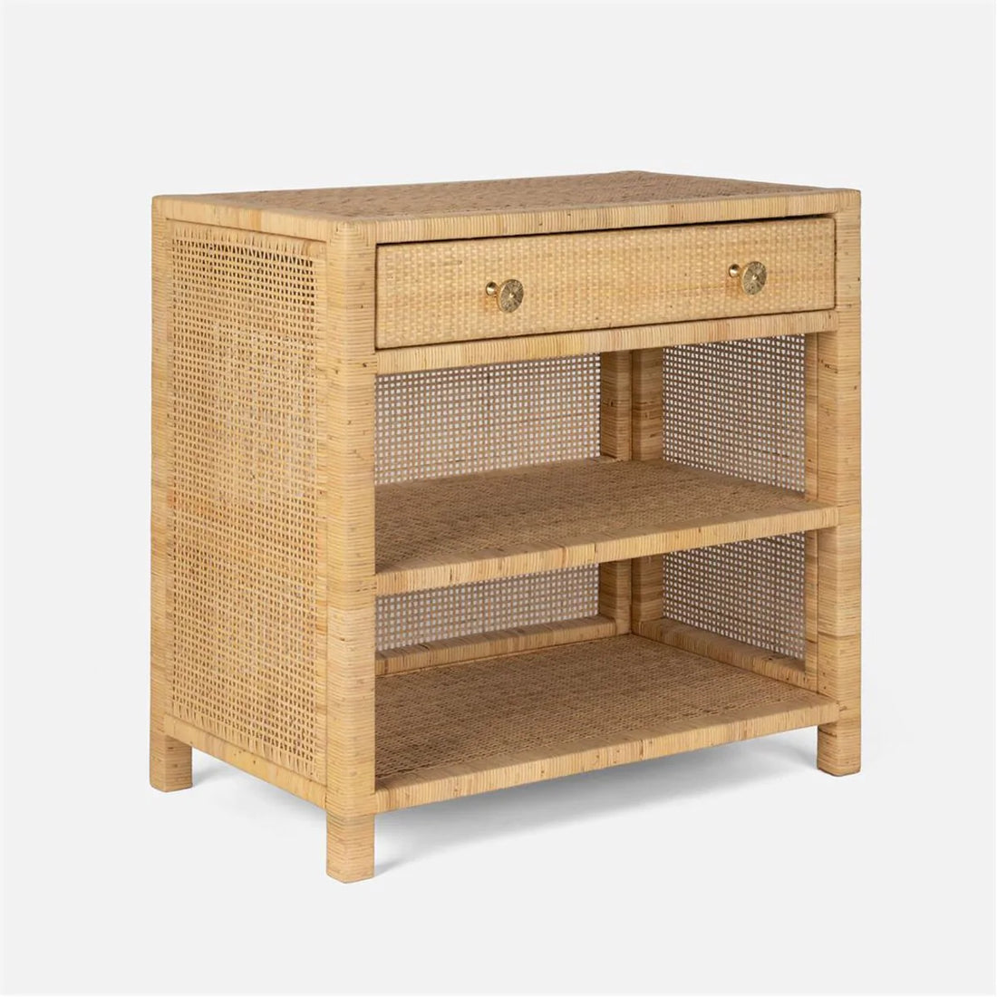 Made Goods Isla Rattan Double Nightstand