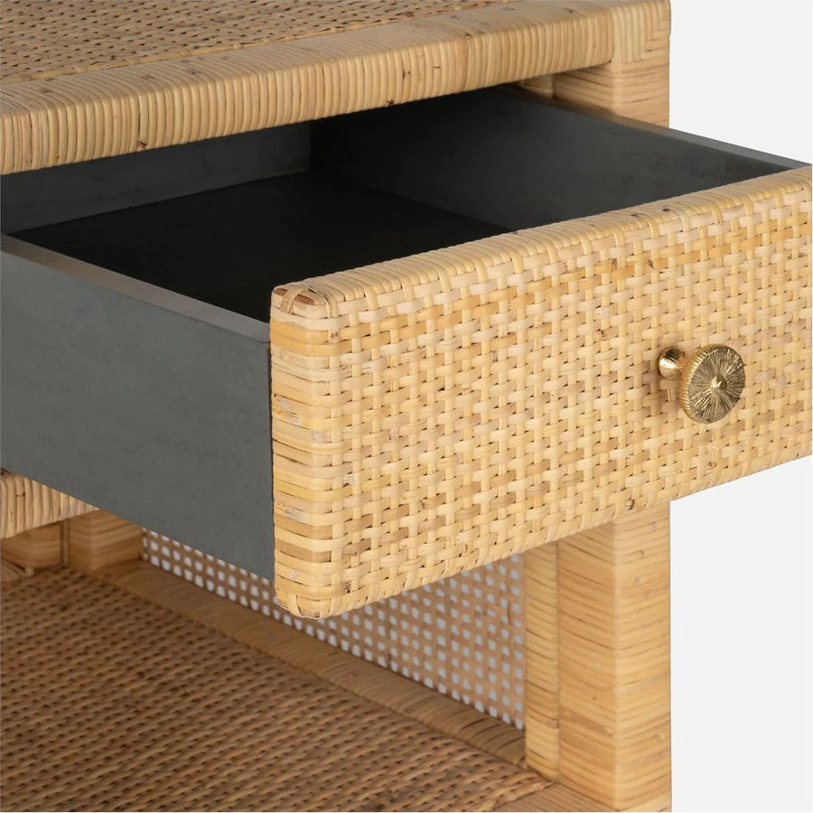 Made Goods Isla Rattan Single Nightstand