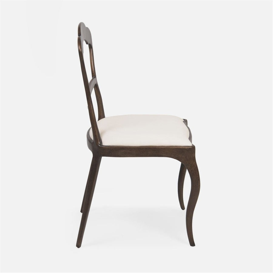 Made Goods Ithaca Upholstered Outdoor Dining Chair in Volta Fabric