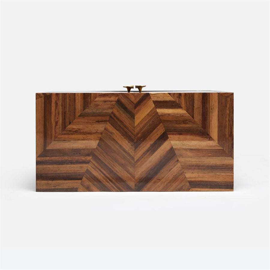 Made Goods Jada Chevron Banana Bark Cabinet