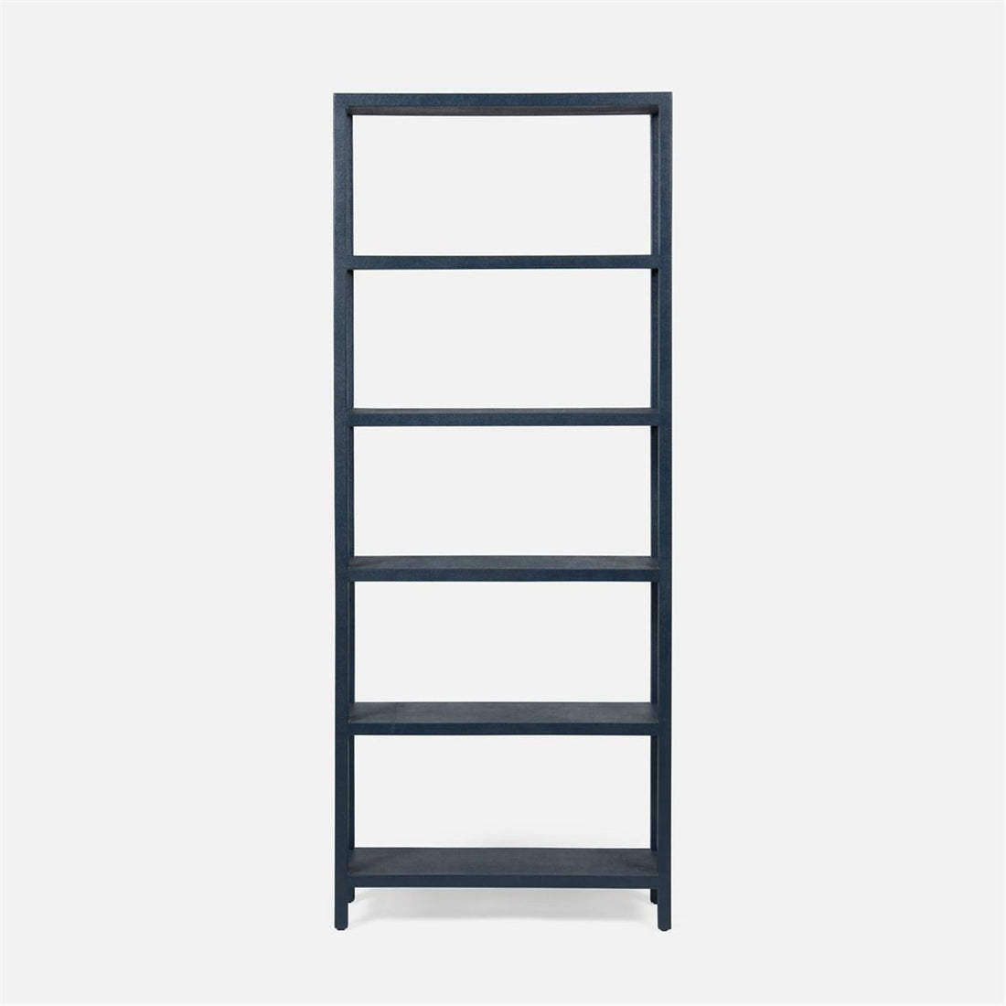 Made Goods Jake 6-Shelf Faux Belgian Linen Bookcase