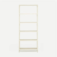 Made Goods Jake 6-Shelf Faux Belgian Linen Bookcase