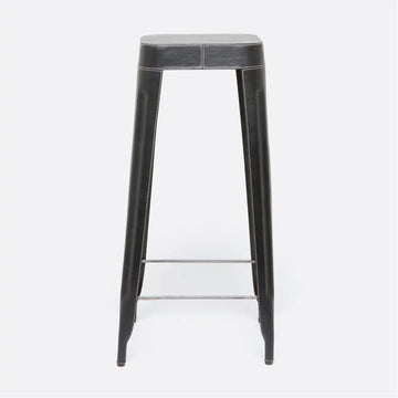 Made Goods Jamy Leather Bar Stool