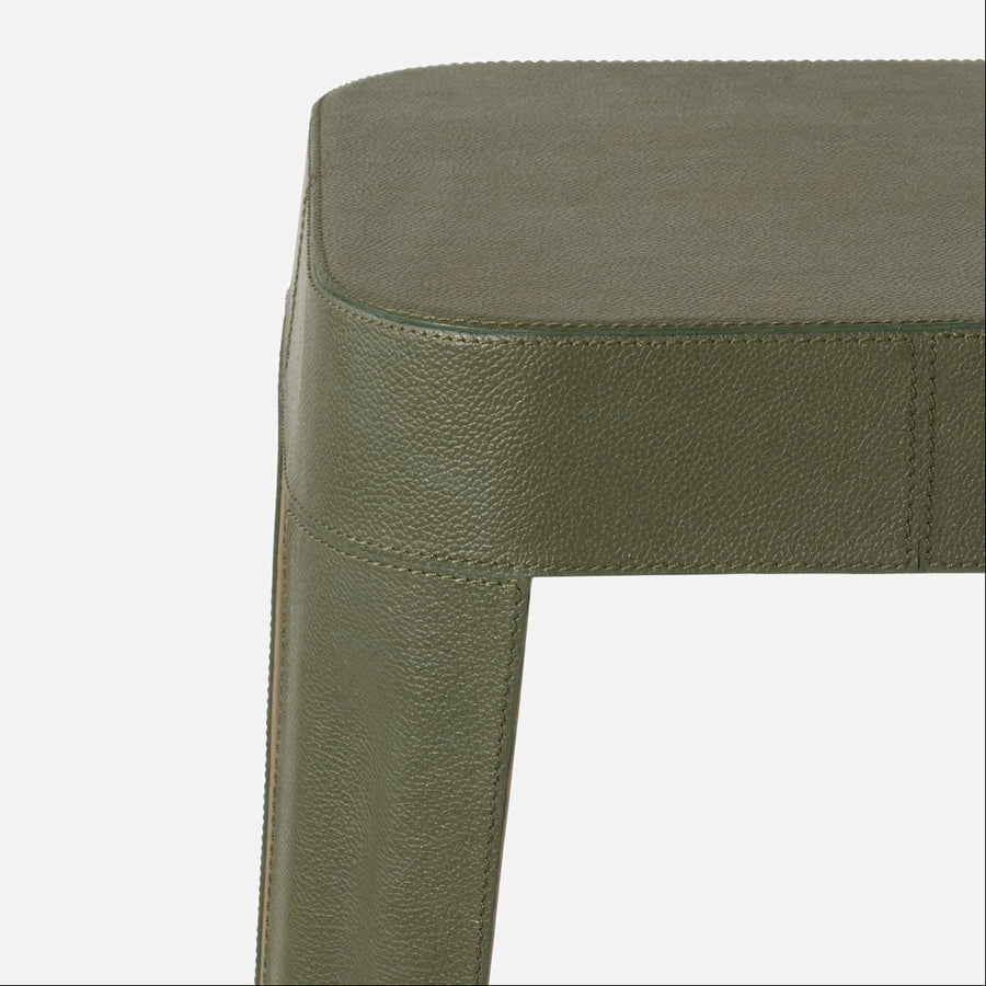 Made Goods Jamy Leather Bar Stool