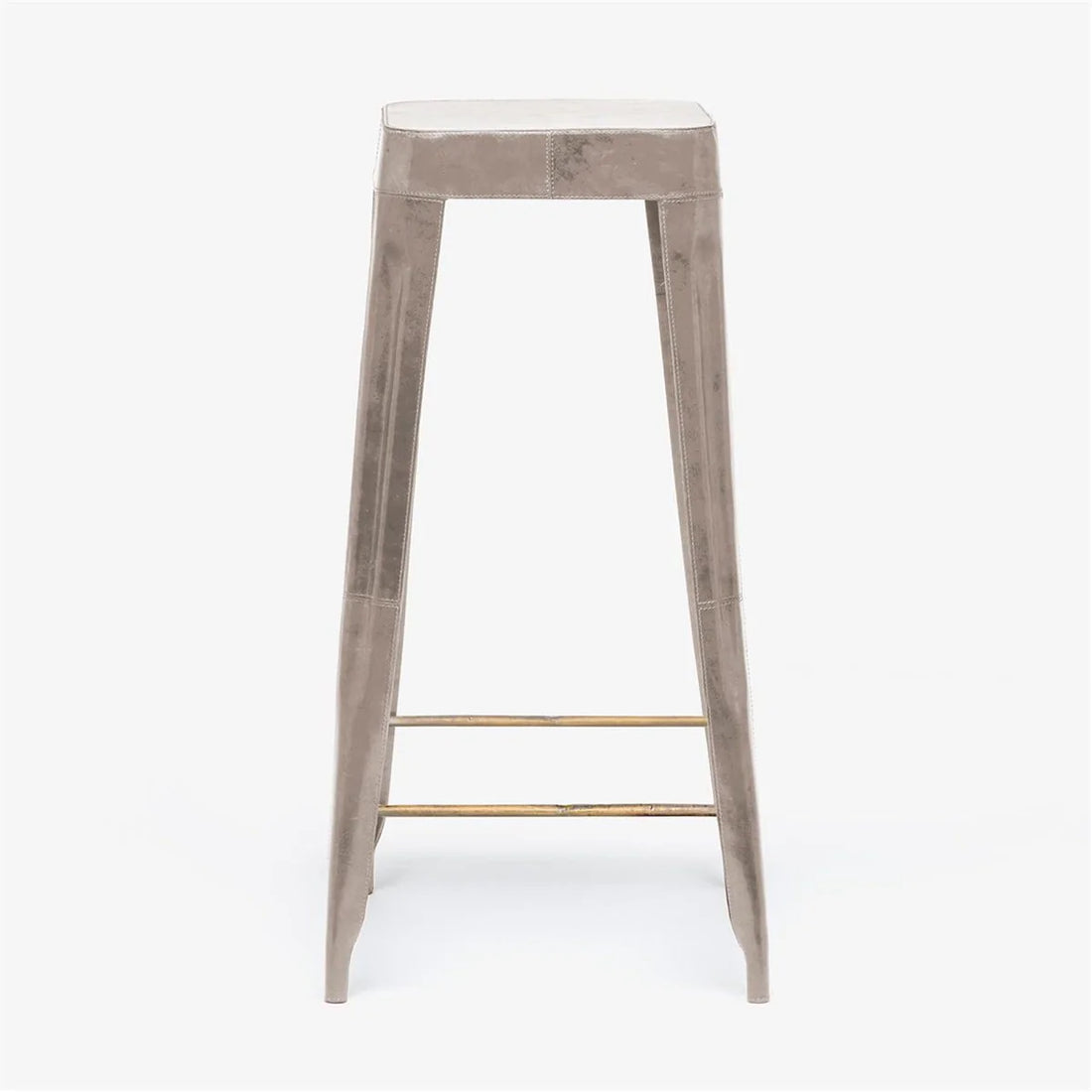 Made Goods Jamy Leather Bar Stool