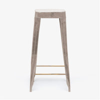 Made Goods Jamy Leather Bar Stool