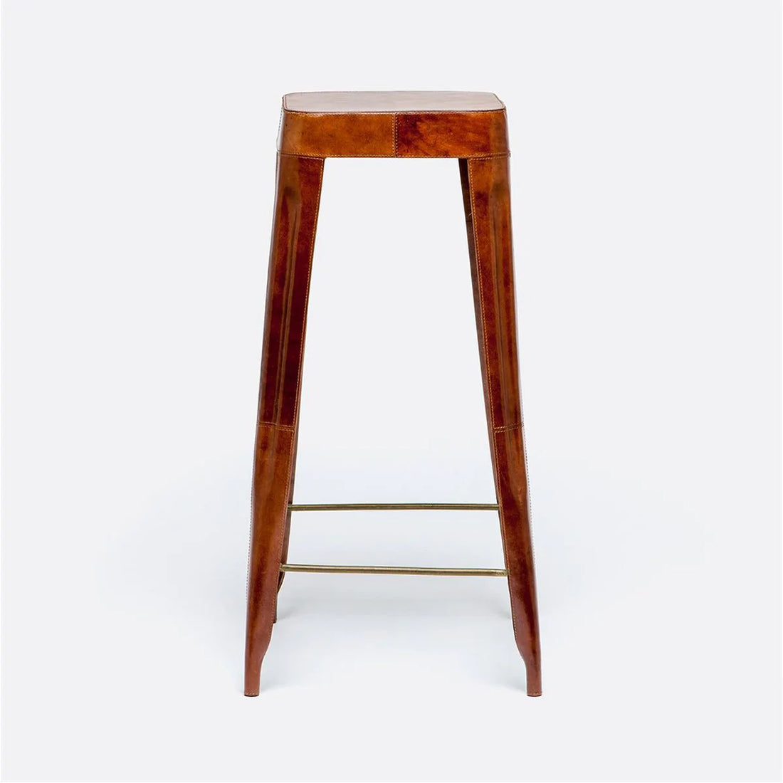 Made Goods Jamy Leather Bar Stool