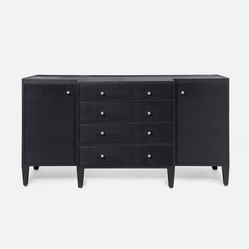 Made Goods Jarin Faux Belgian Linen Deep Drawer Buffet