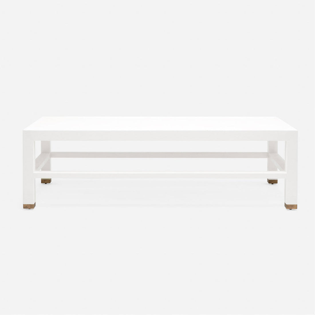 Made Goods Jarin Faux Belgian Linen Coffee Table