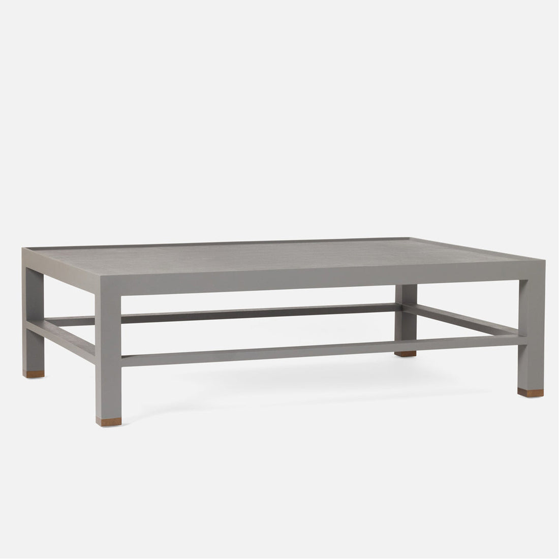 Made Goods Jarin Faux Belgian Linen Coffee Table