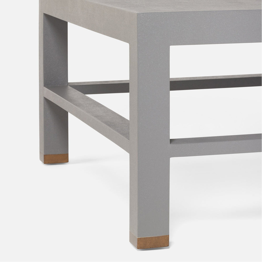 Made Goods Jarin Faux Belgian Linen Coffee Table