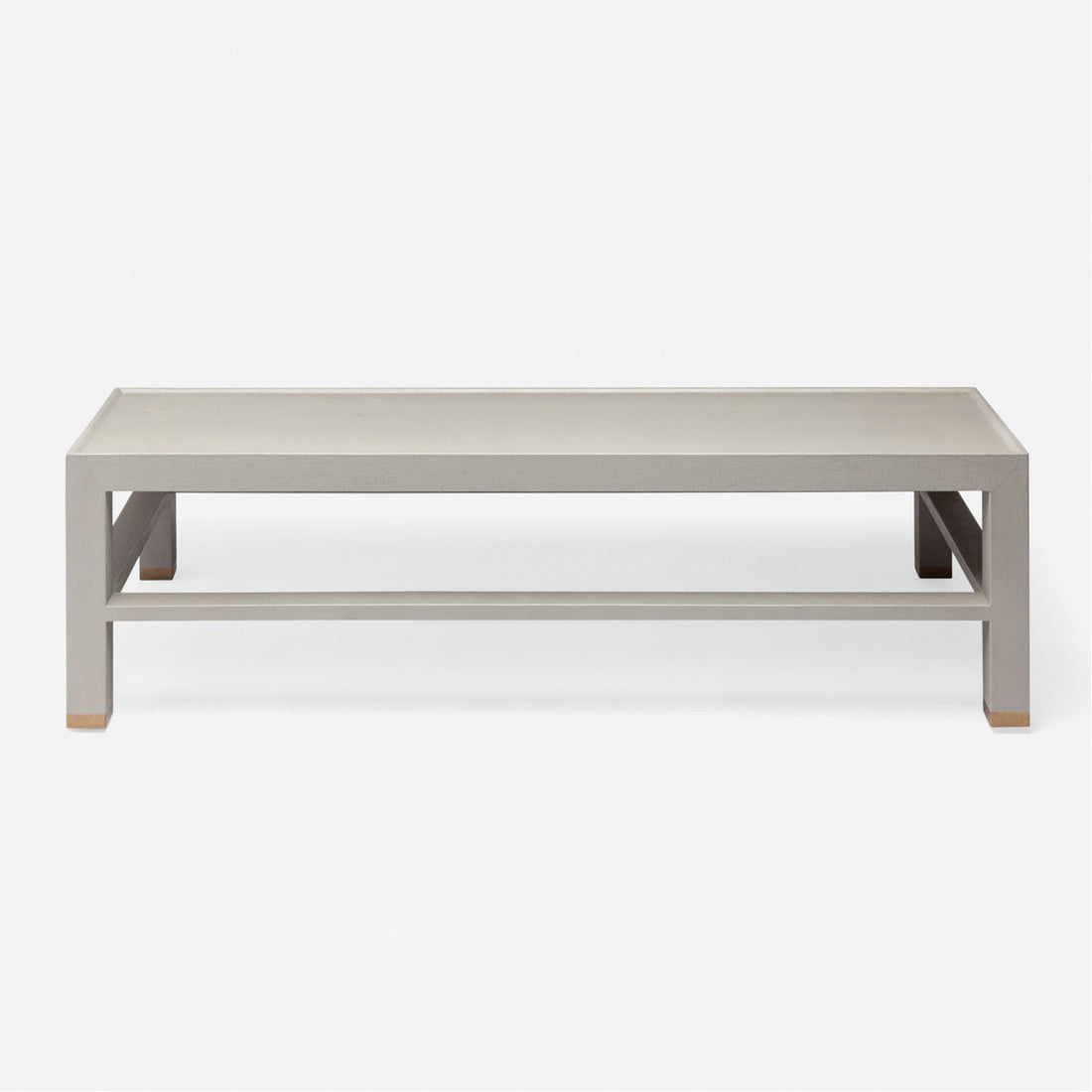 Made Goods Jarin Faux Belgian Linen Coffee Table