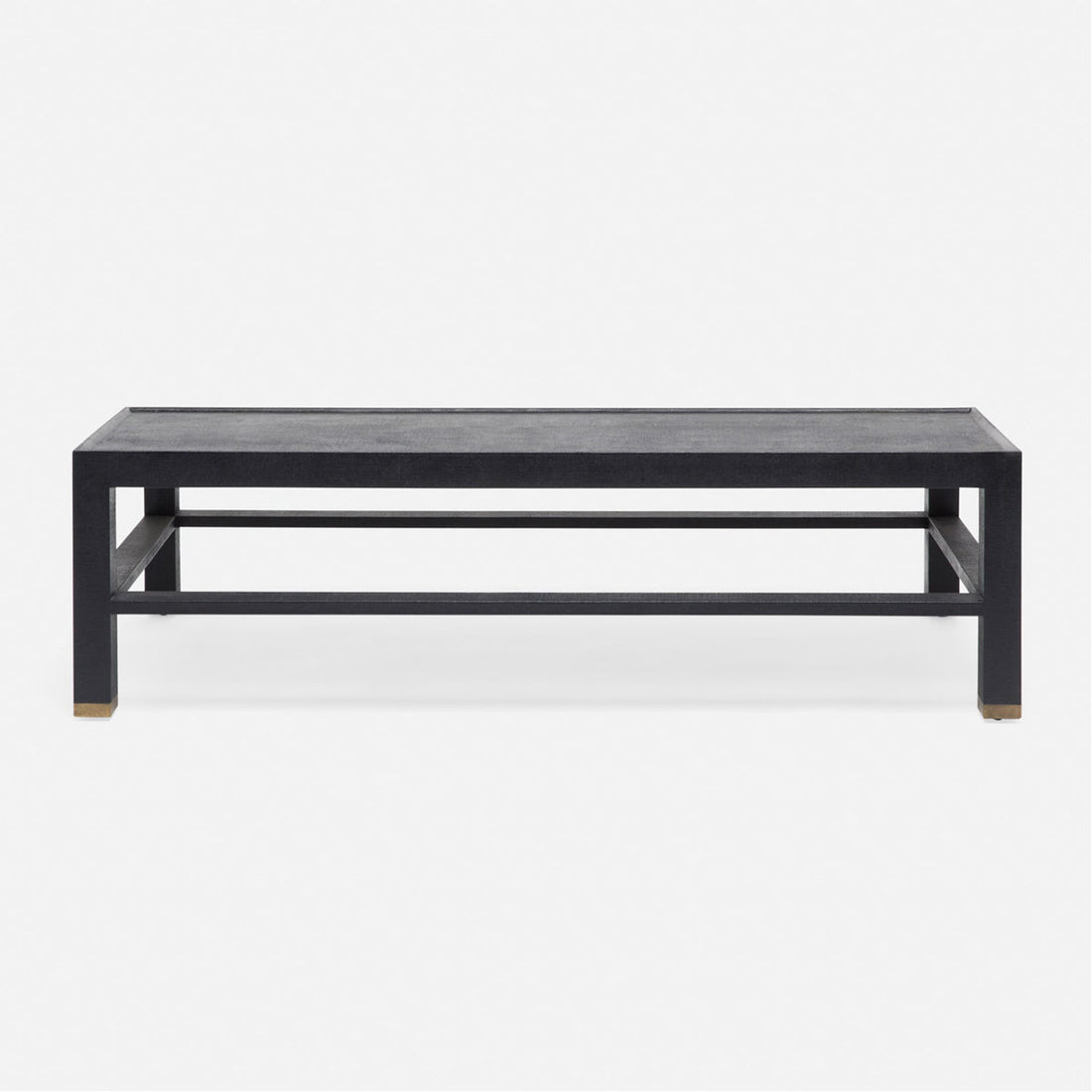 Made Goods Jarin Faux Belgian Linen Coffee Table