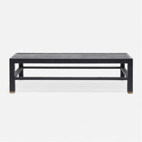 Made Goods Jarin Faux Belgian Linen Coffee Table