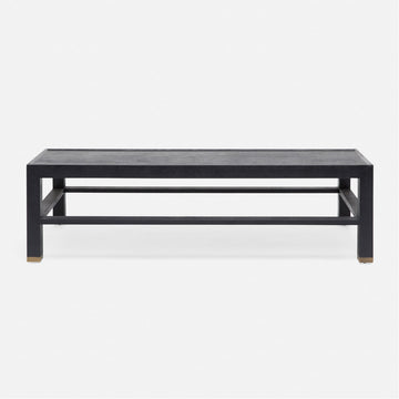 Made Goods Jarin Faux Belgian Linen Coffee Table