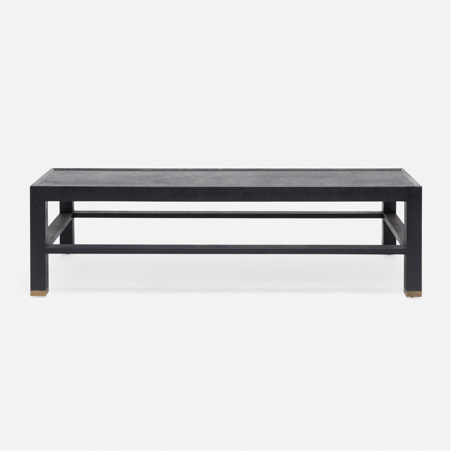 Made Goods Jarin Faux Belgian Linen Coffee Table