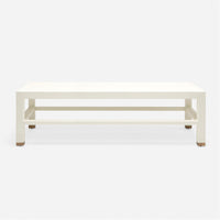 Made Goods Jarin Faux Belgian Linen Coffee Table