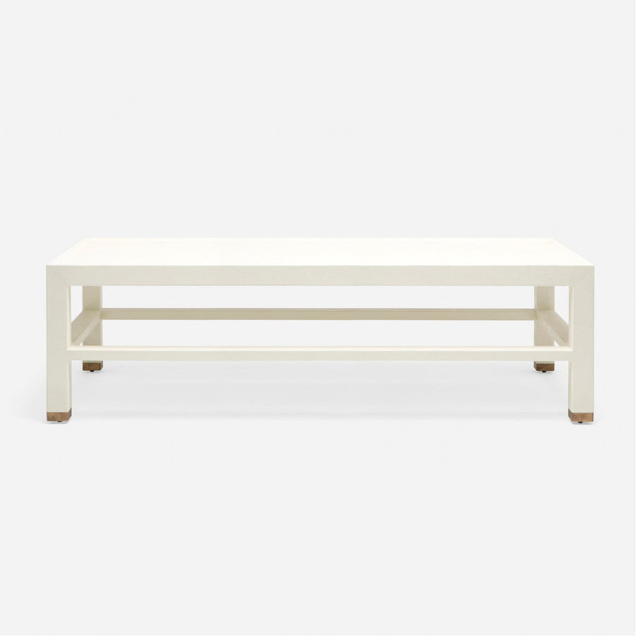 Made Goods Jarin Faux Belgian Linen Coffee Table