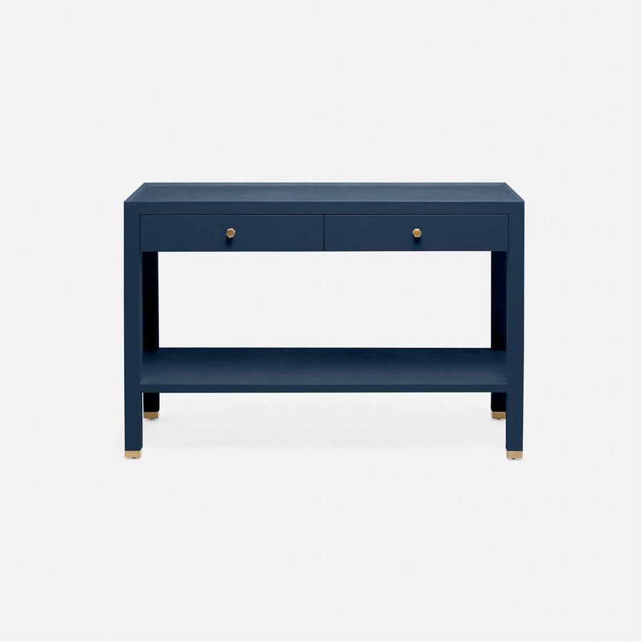 Made Goods Jarin Faux Belgian Linen Console Table