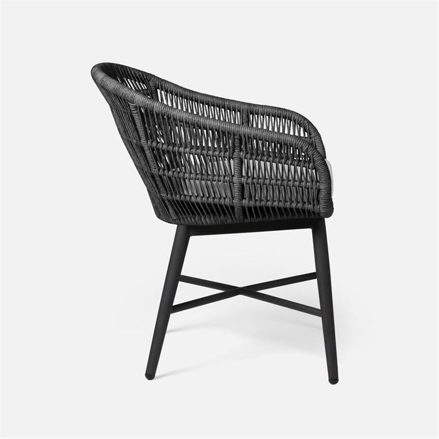 Made Goods Jolie Aluminum Outdoor Dining Chair in Havel Velvet