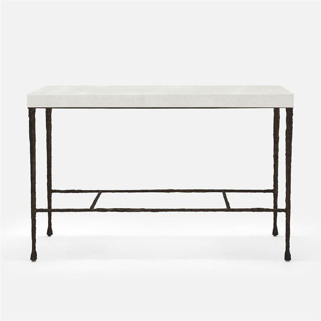 Made Goods Jovan Console Table in Faux Shagreen