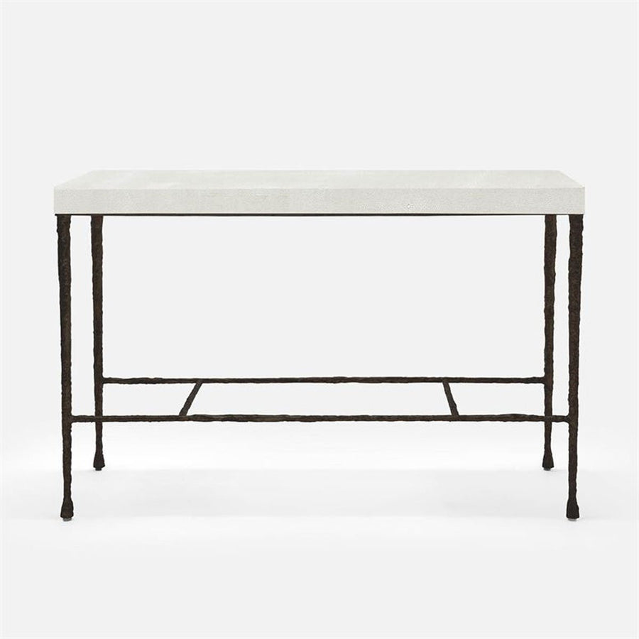 Made Goods Jovan Console Table in Faux Shagreen