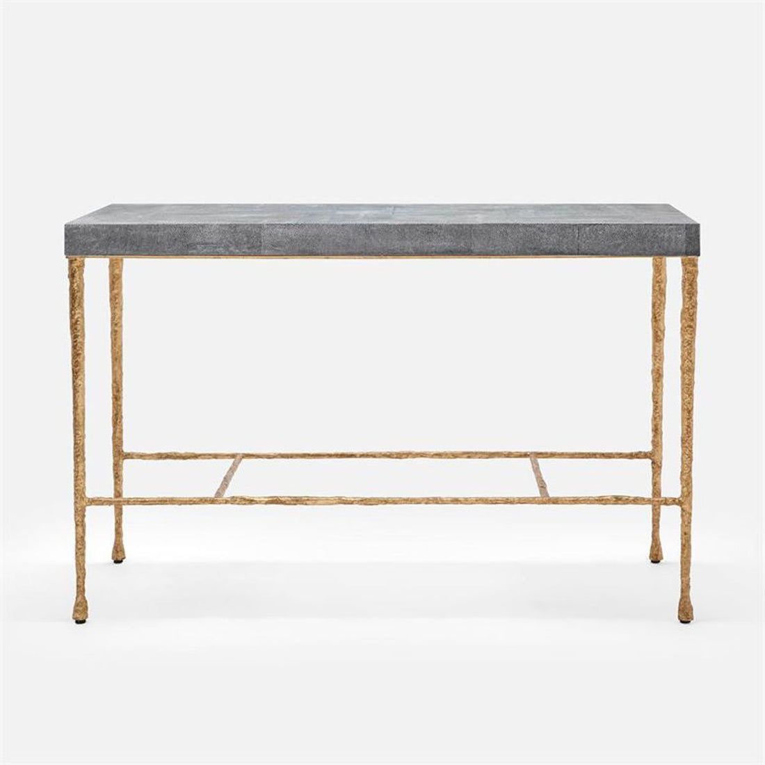 Made Goods Jovan Console Table in Faux Shagreen