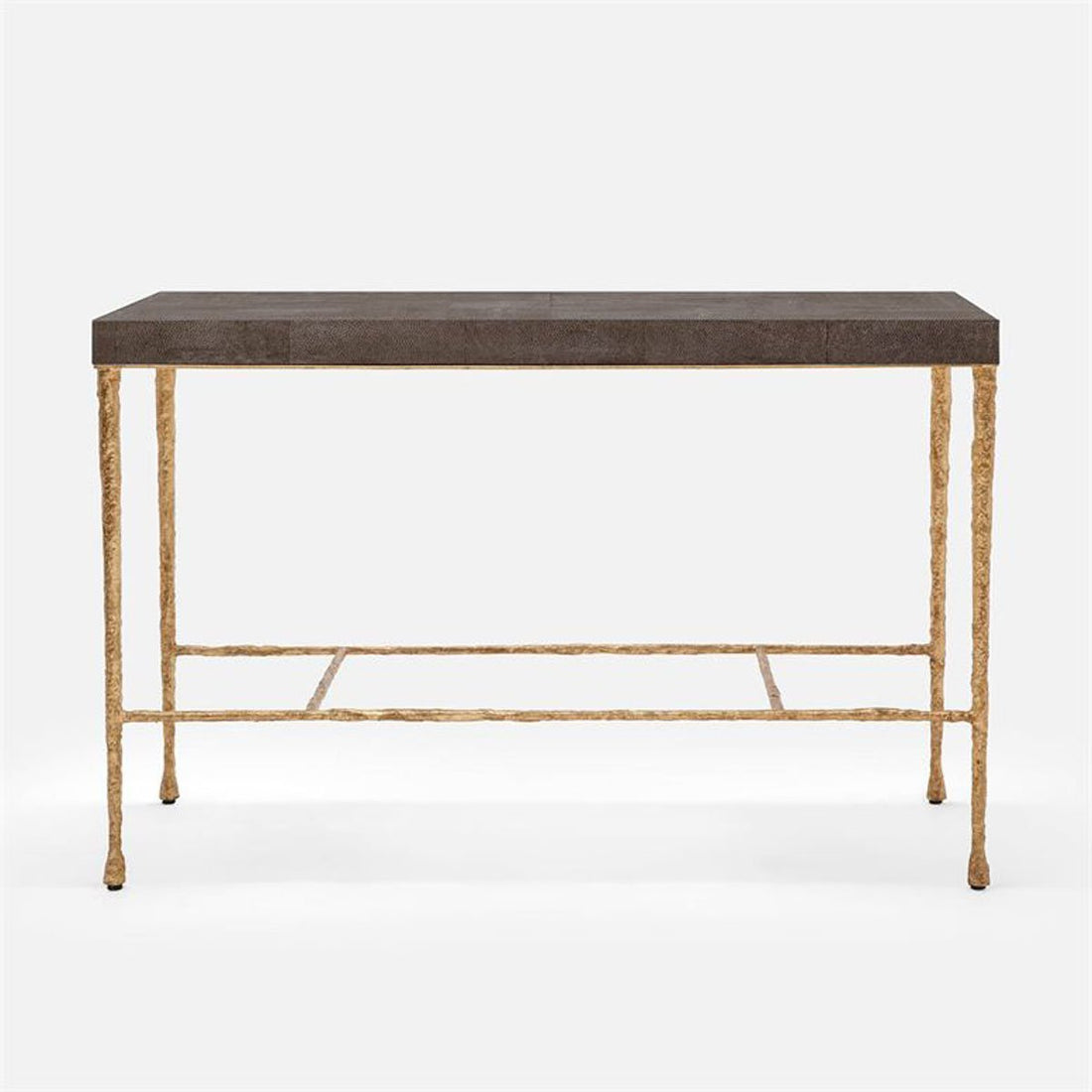 Made Goods Jovan Console Table in Faux Shagreen