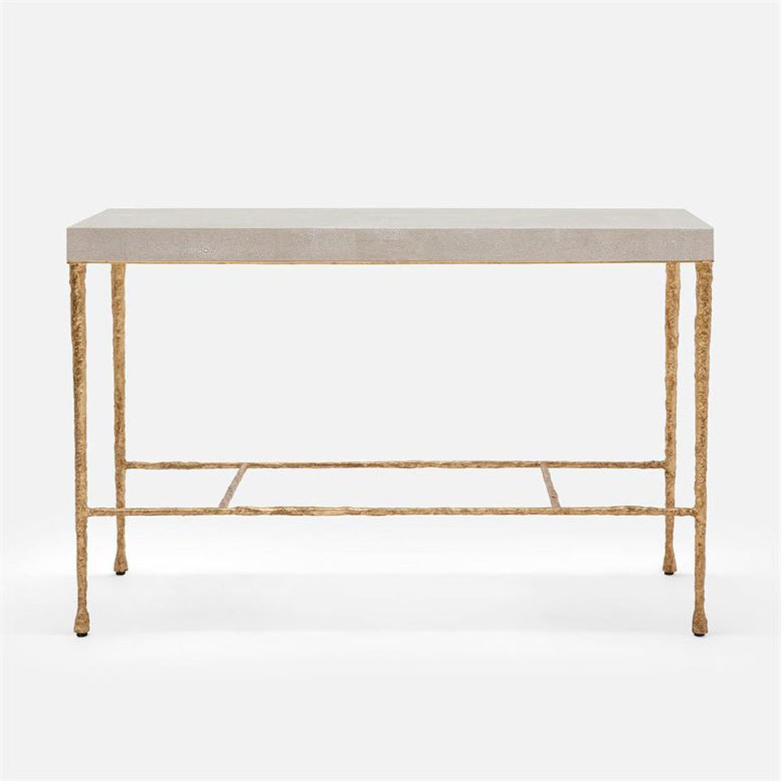 Made Goods Jovan Console Table in Faux Shagreen