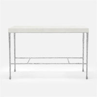 Made Goods Jovan Console Table in Faux Shagreen