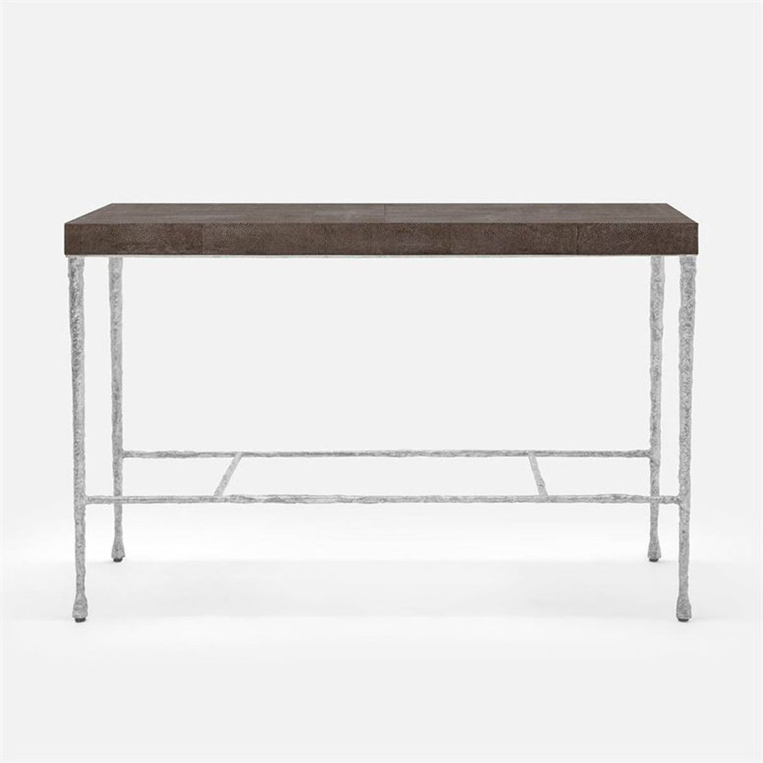 Made Goods Jovan Console Table in Faux Shagreen