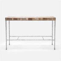 Made Goods Jovan Console Table in Mix Petrified Wood