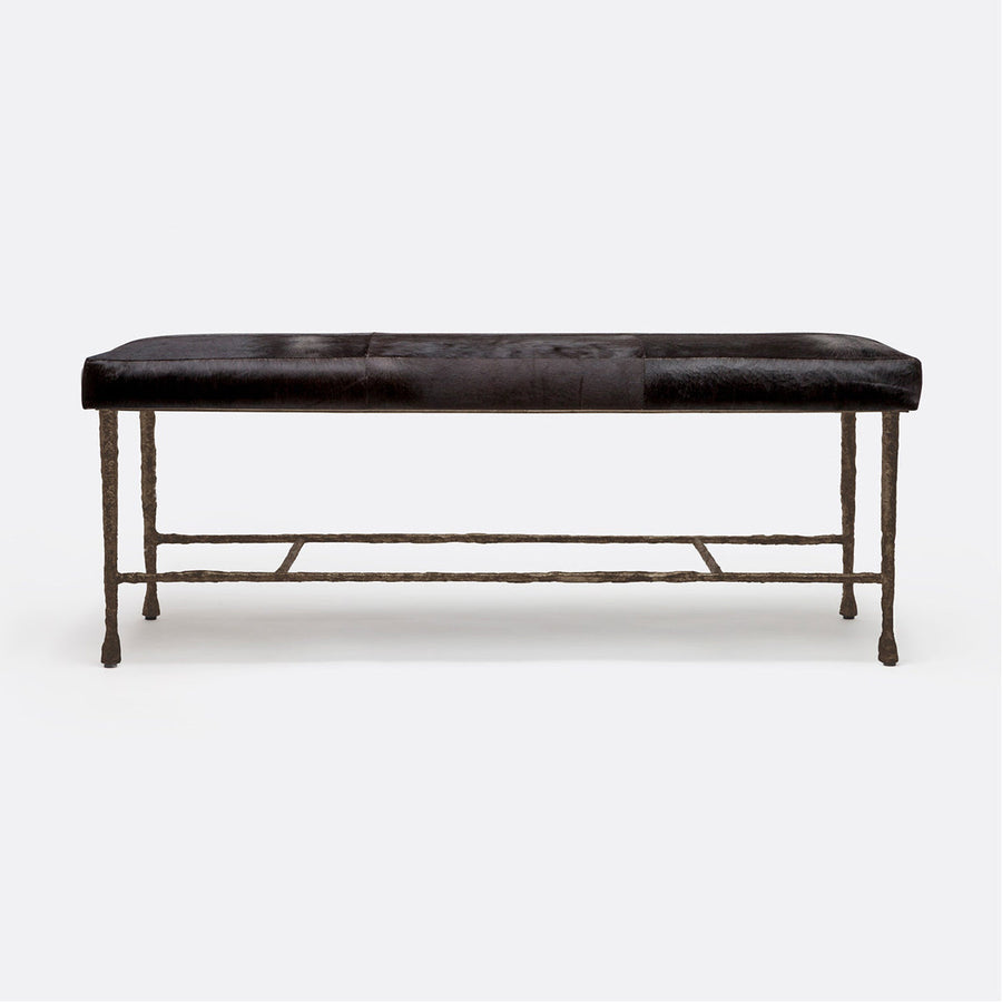 Made Goods Jovan Double Bench in Clyde Fabric