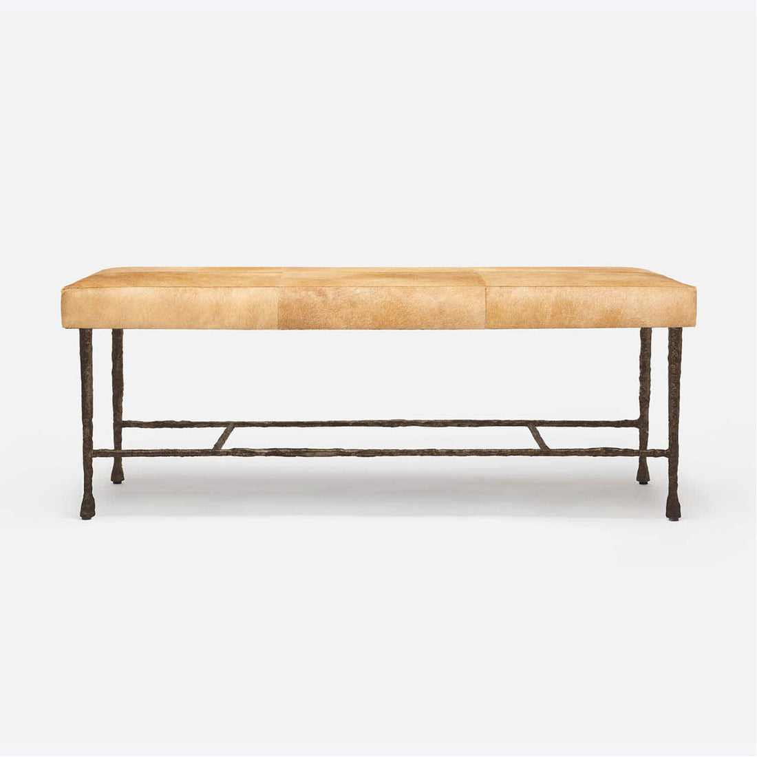 Made Goods Jovan Double Bench in Severn Distressed Canvas