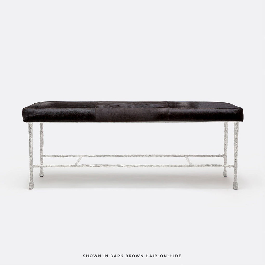 Made Goods Jovan Double Bench in Aras Mohair