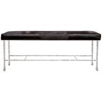 Made Goods Jovan Double Bench in Hair-On-Hide