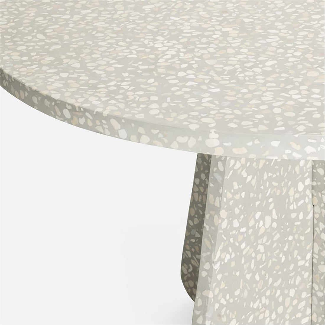 Made Goods Juliette Reinforced Terrazzo Outdoor Dining Table