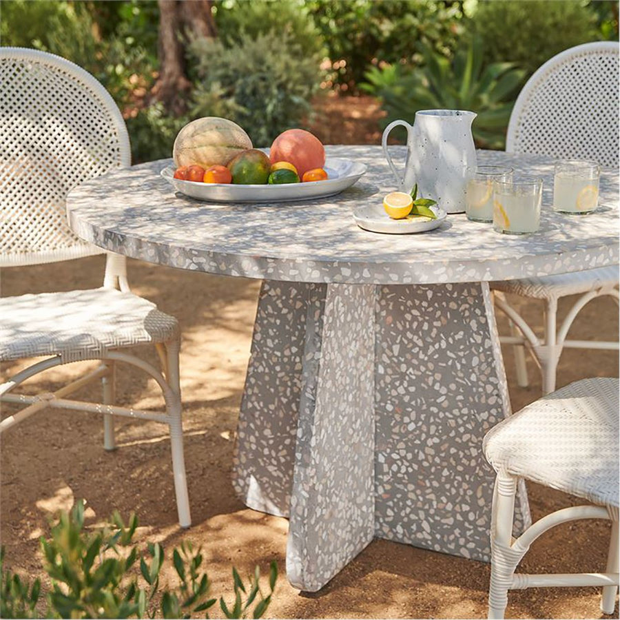 Made Goods Juliette Reinforced Terrazzo Outdoor Dining Table