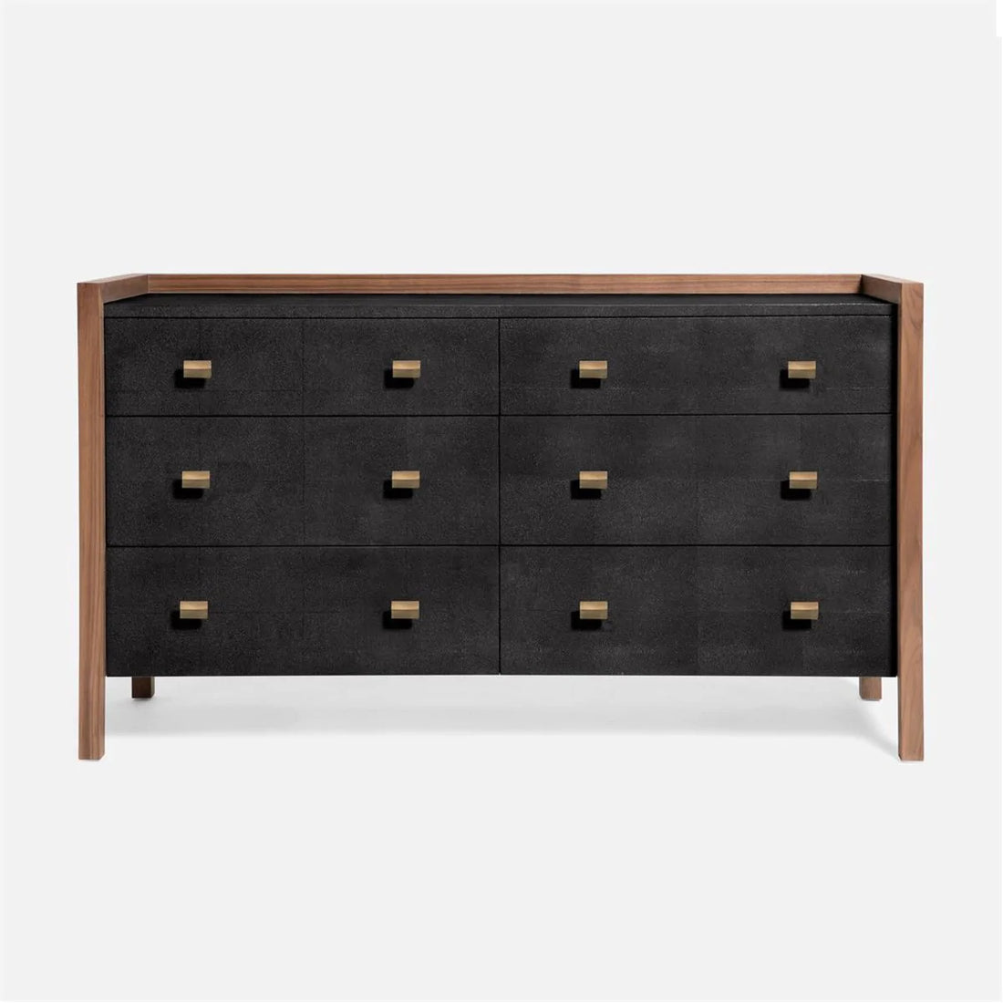 Made Goods Kennedy 60-Inch Vintage Faux Shagreen Dresser