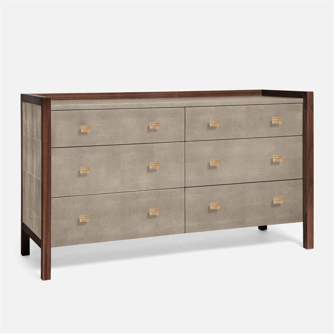 Made Goods Kennedy 60-Inch Vintage Faux Shagreen Dresser