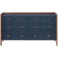 Made Goods Kennedy 60-Inch Vintage Faux Shagreen Dresser