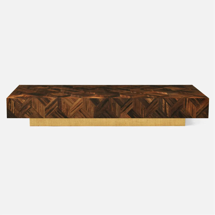 Made Goods Lesandro Banana Bark Raffia Coffee Table