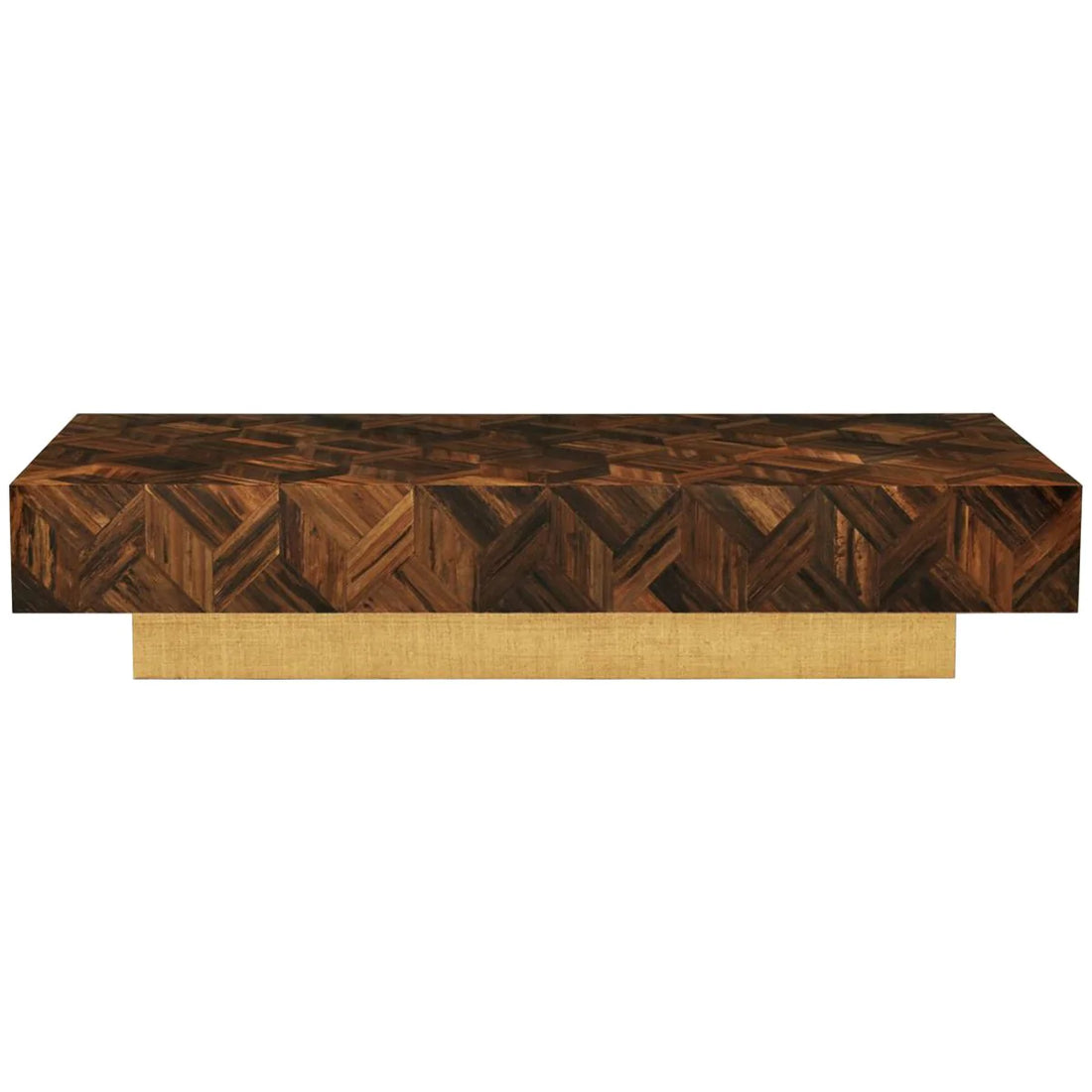 Made Goods Lesandro Banana Bark Raffia Coffee Table