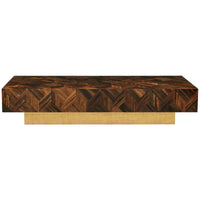 Made Goods Lesandro Banana Bark Raffia Coffee Table