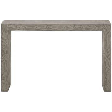 Made Goods Liam Faux Bois Parsons Concrete Outdoor Console Table